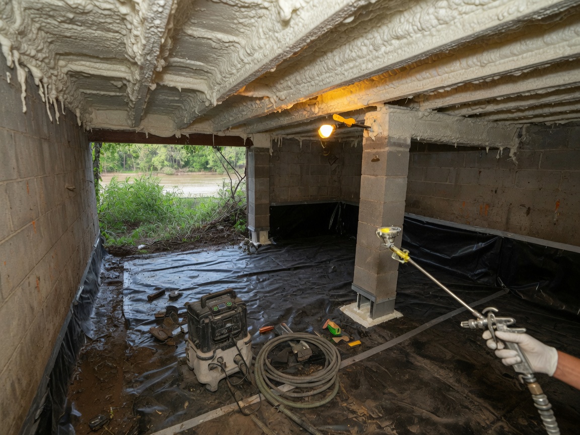 Crawl Space Encapsulation Near the Arkansas River: What Bixby Homeowners Should Know