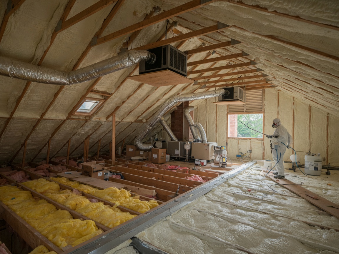Is Attic Spray Foam Worth It for a Large Bixby Home With Multiple HVAC Systems?