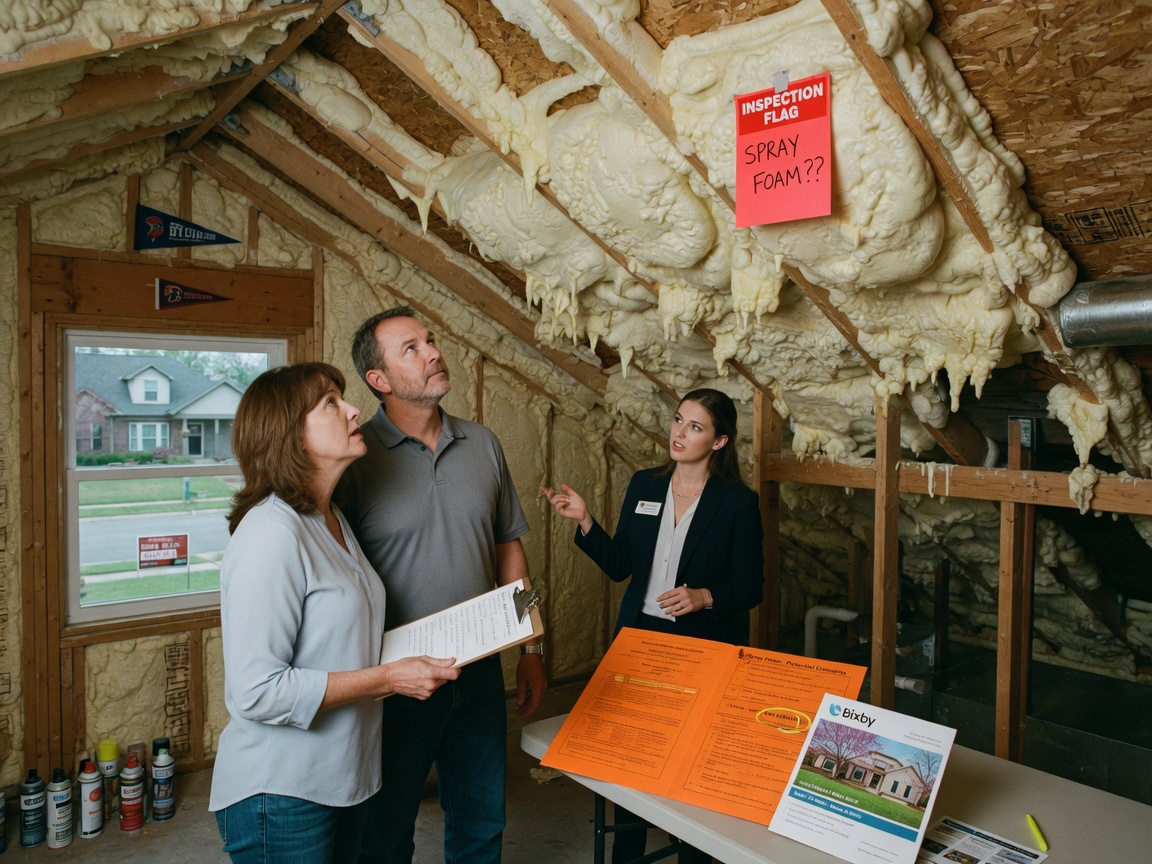 Is Spray Foam Insulation a Red Flag When Selling a Bixby Home?