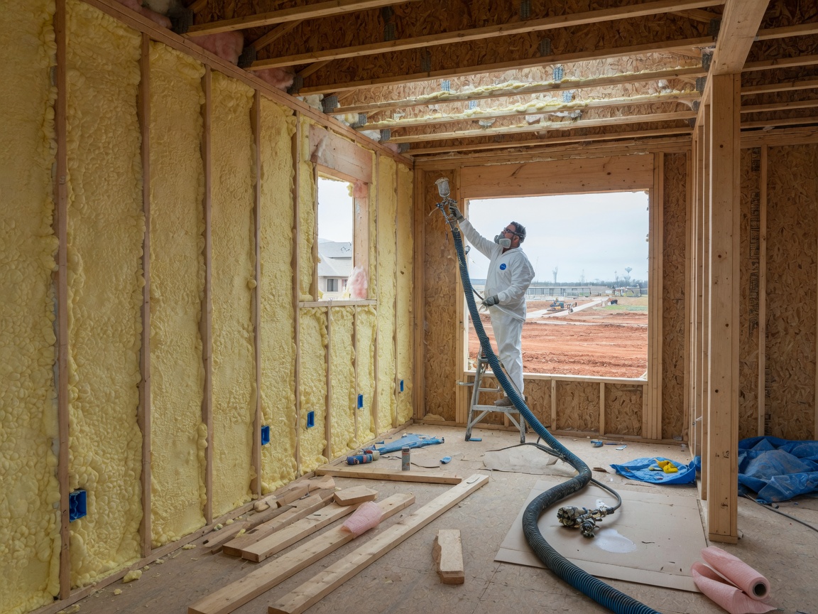 spray foam insulation in Leonard