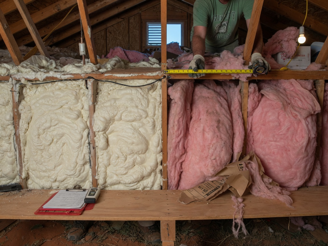 spray foam insulation in Jenks