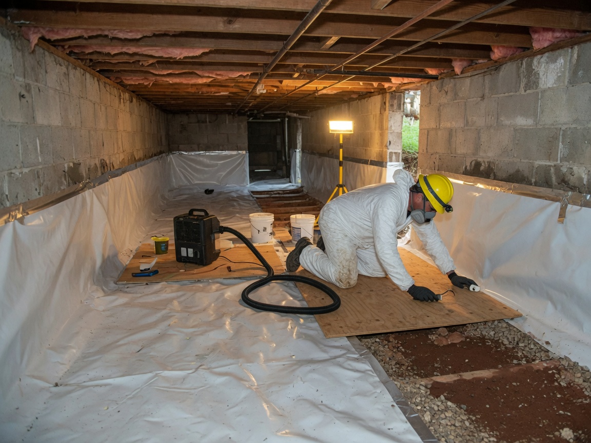 Crawl Space Encapsulation in Bixby